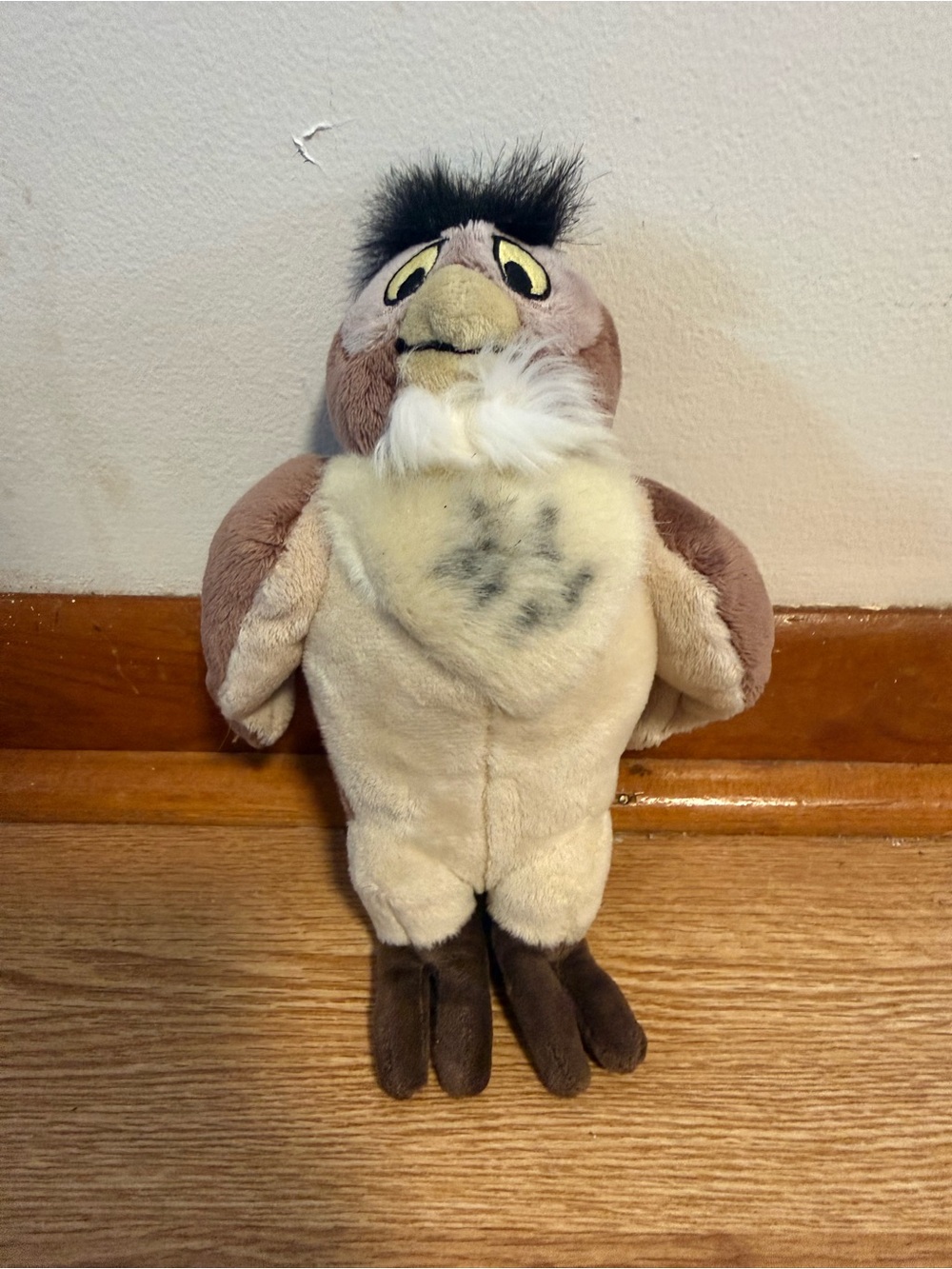 Disney Store Winnie the Pooh Owl Plush Stuffed Animal Toy Hundred Acre Wood 7”